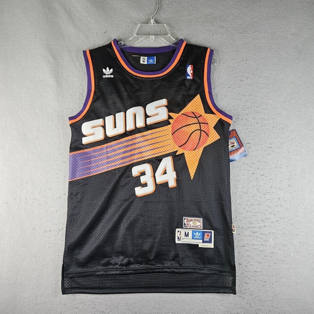 Phoenix Suns Jersey Mens Medium NBA Charles Barkley 34 Adidas Hardwood Classics